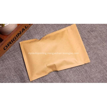 Paper Side Seal bag Zip lock flat bag